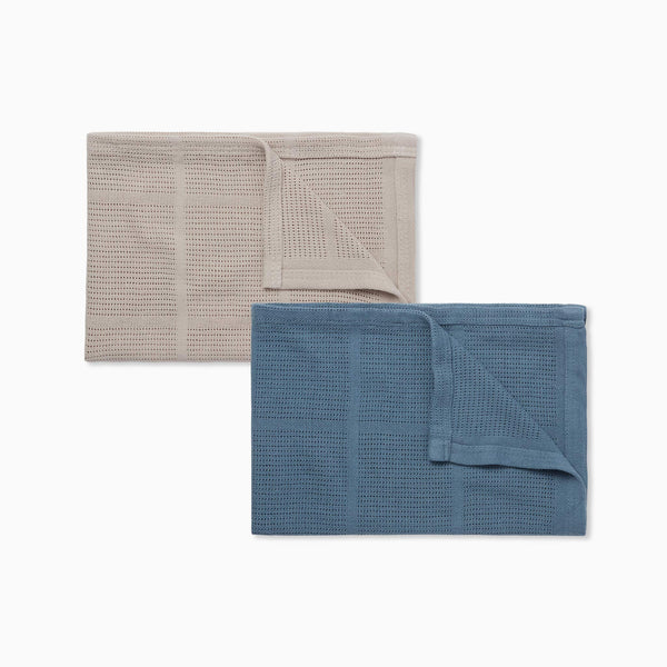 Cellular Blanket 2 Pack Soft Cellular Baby Blanket MORI