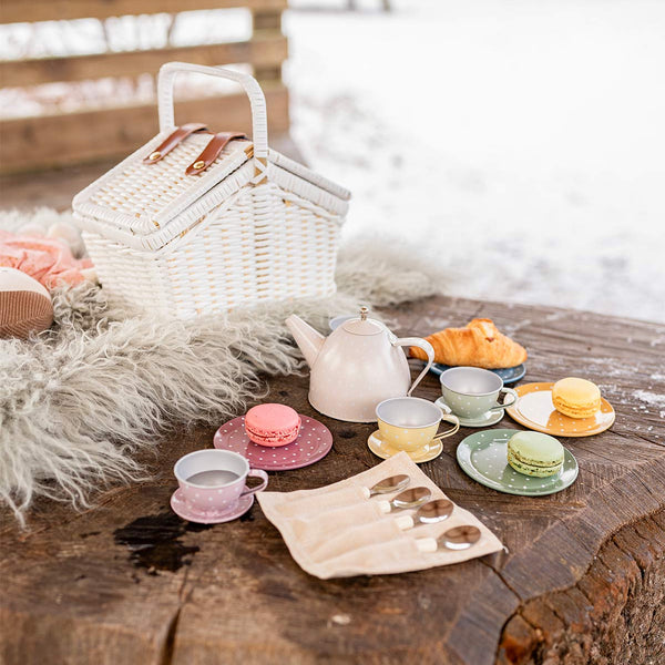 Vajilla Infantil De Picnic Con Diseño Flopsy Bunny De Beatrix Potter - Platos Seguros Y Lavables | Para Niños Y Exteriores