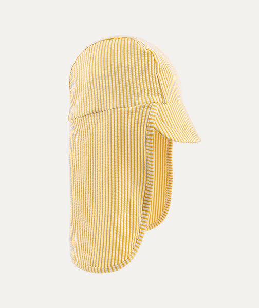 baby sun hat navy seersucker main image 0