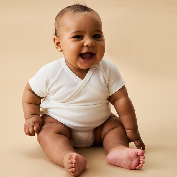 Short Sleeve Kimono Sleepsuit MORI UK