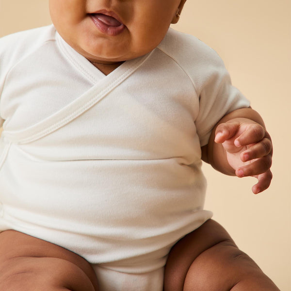 Short Sleeve Kimono Sleepsuit | MORI UK