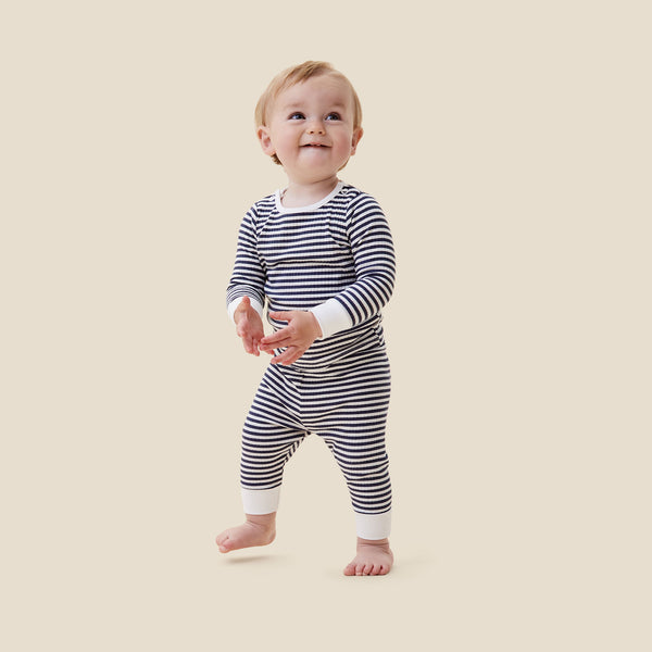 Ribbed pajamas baby sale