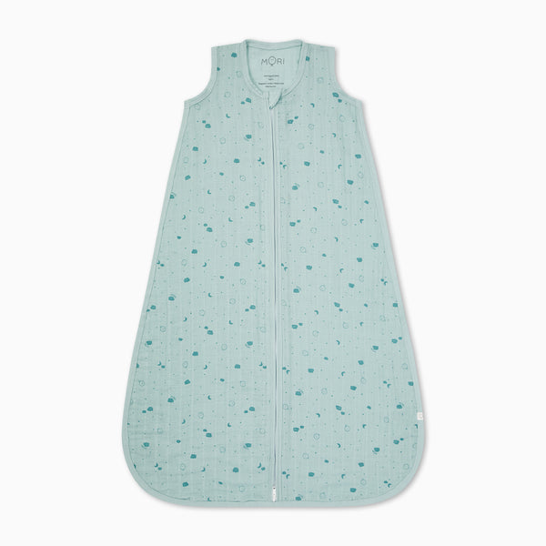 MORI Mascot Muslin Front Opening Sleeping Bag 0.5 TOG Organic Baby