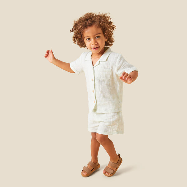 Muslin Premium Baby Half Sleeve Shorts Set