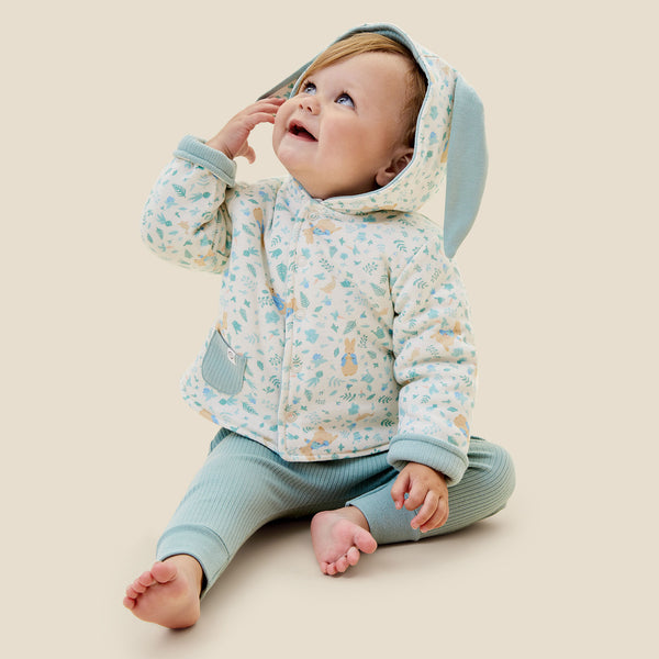 BABY BUNNY SHOWER hoody quilt jacket