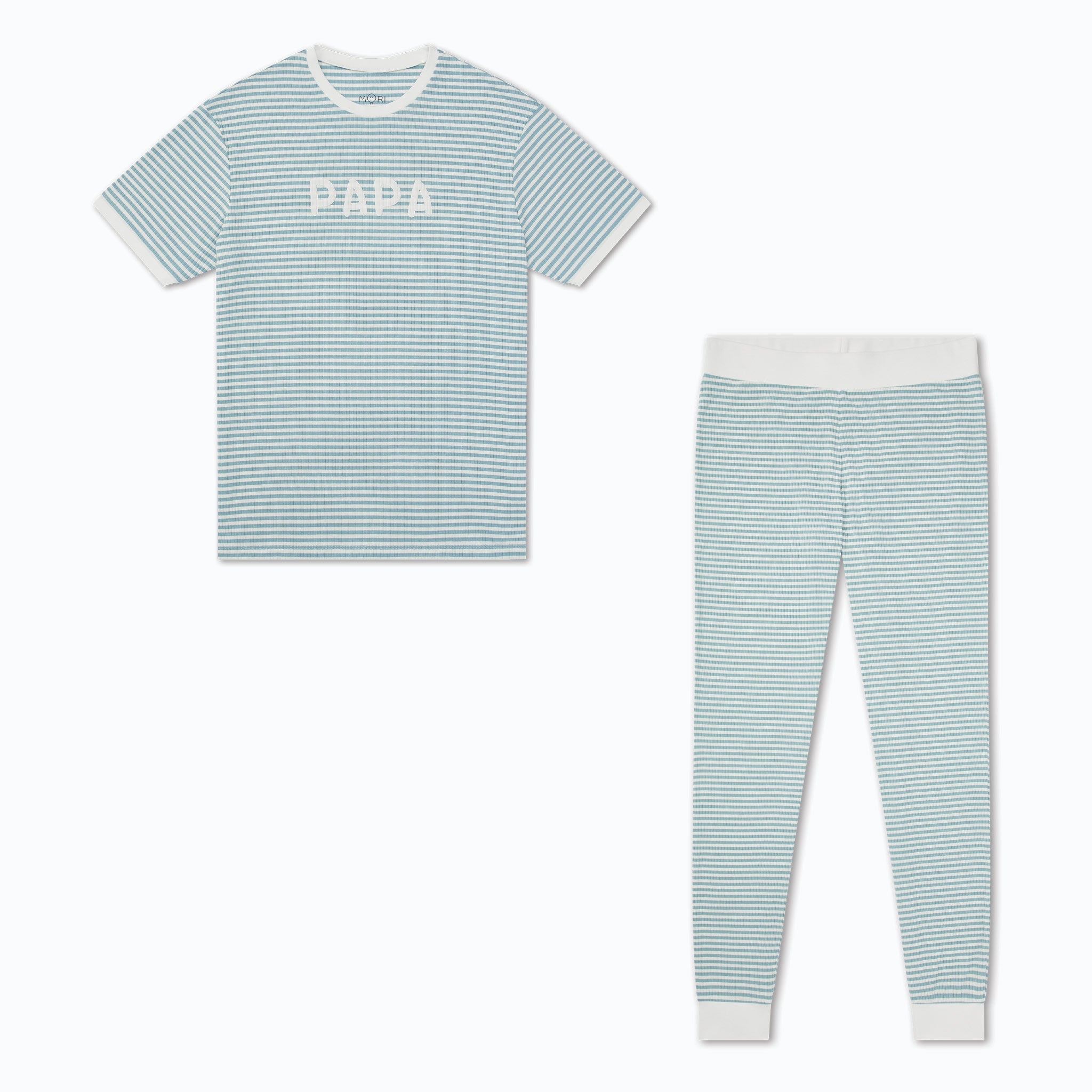 Sea Stripe Men's Ribbed Pyjamas
