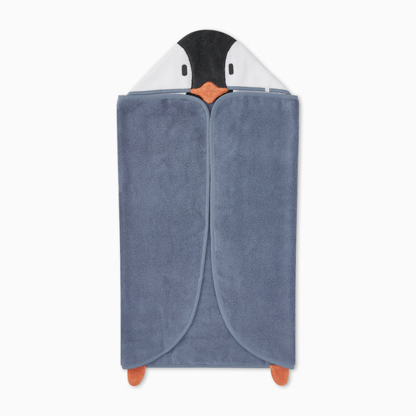 Penguin Hooded Baby Kids Bath Towel Kids Bathtime MORI UK