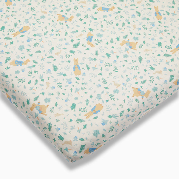 Printed Cot Bed Fitted Sheet Nursery MORI