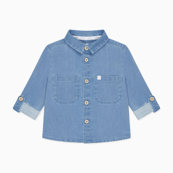 Baby Denim Shirt Baby Day Outfits MORI