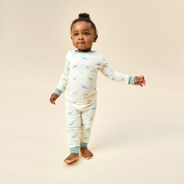 Dino Territory Print Pajama Set