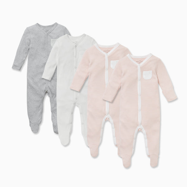 Front Opening Sleepsuit Pack - Main Image