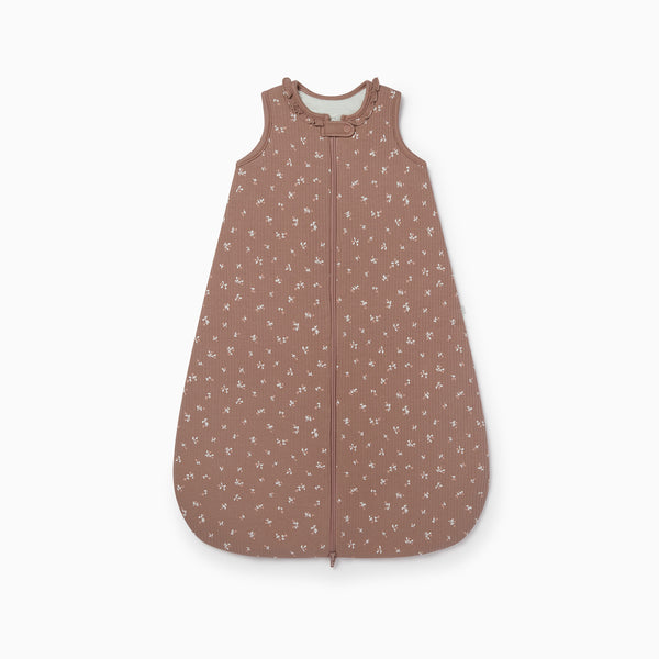 Floral Ribbed Front Opening 1.5 TOG Sleeping Bag Kids Sleeping Bags