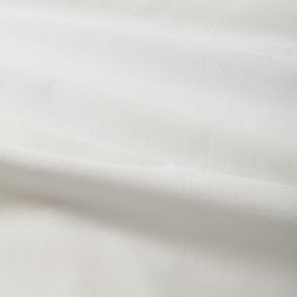 White Cot Bed Fitted Sheet MORI