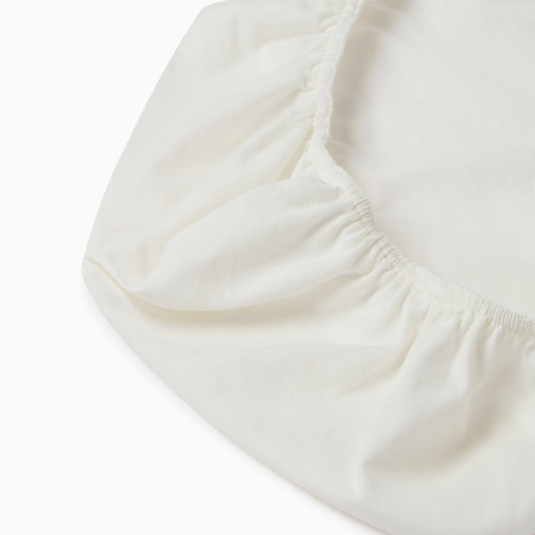 White Moses Basket Fitted Sheet MORI