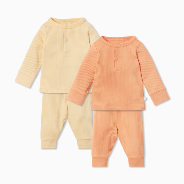 Ribbed pajamas baby discount