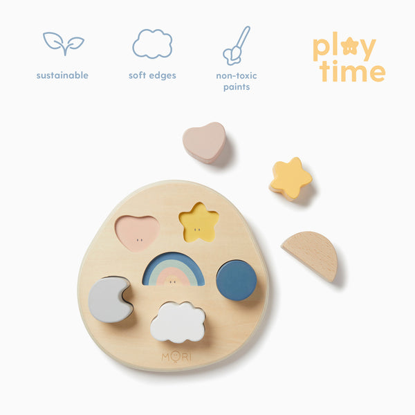 Non toxic outlet shape sorter