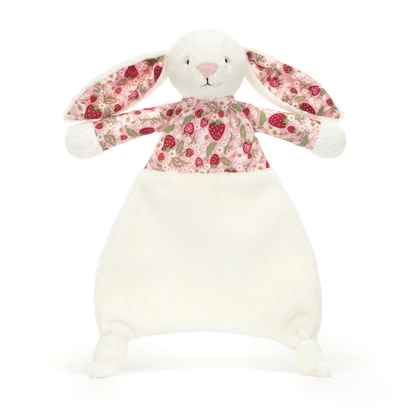 Jellycat Blossom Cream Bunny 'Berry' Comforter | Baby Toys | MORI UK
