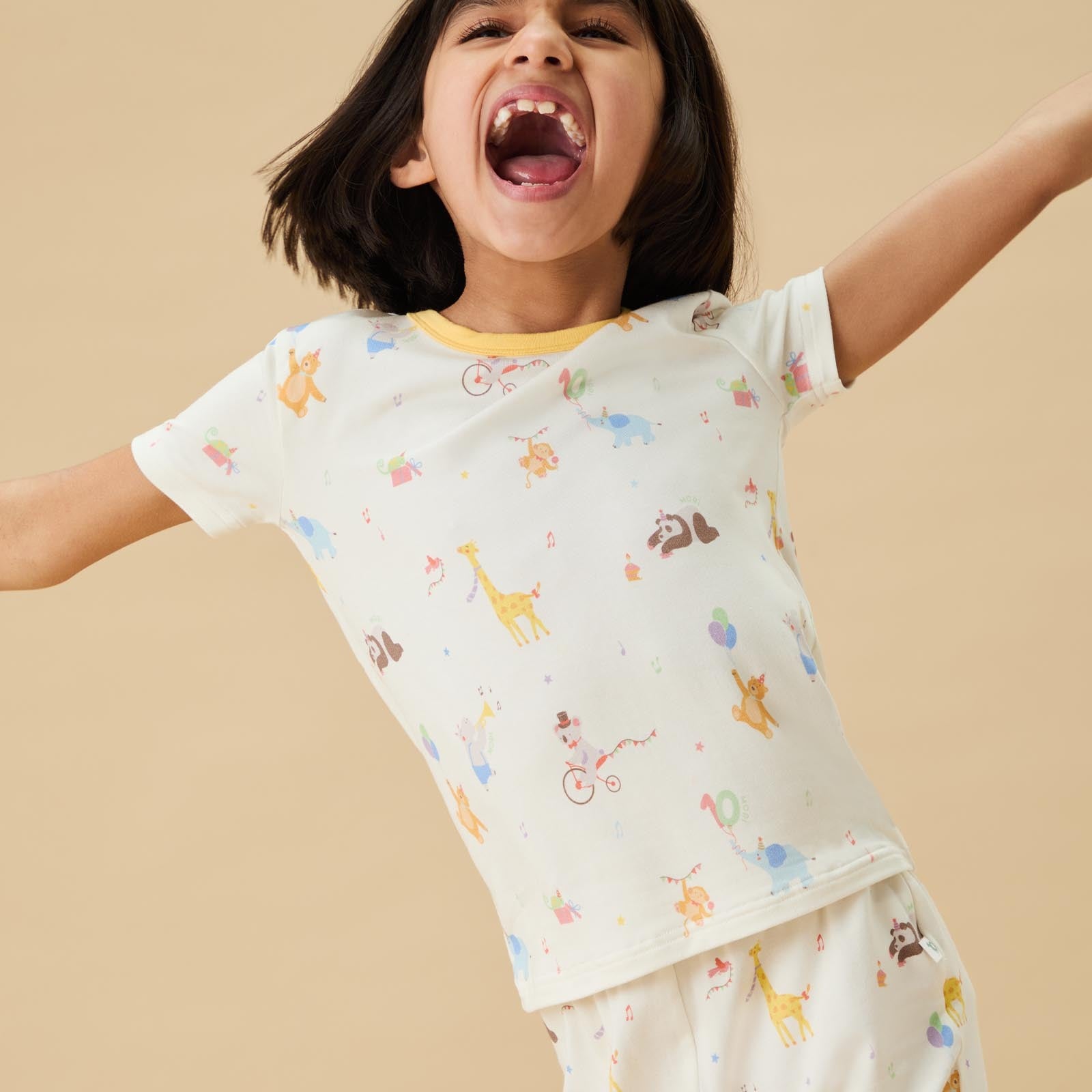Party Animals Short Sleeve Pyjamas