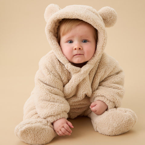 Teddy Bear Bomber Jacket | Baby Outerwear | MORI UK
