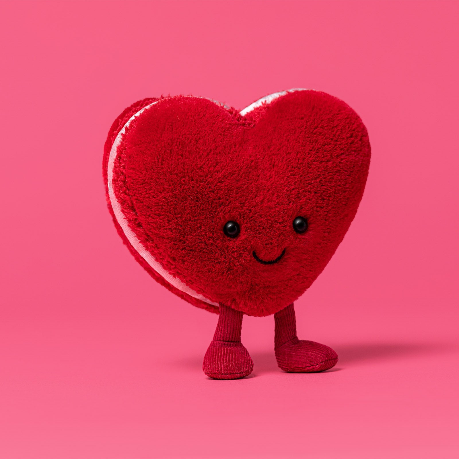 Shop Jellycat Arlette Heart Macaron Red | MORI UK