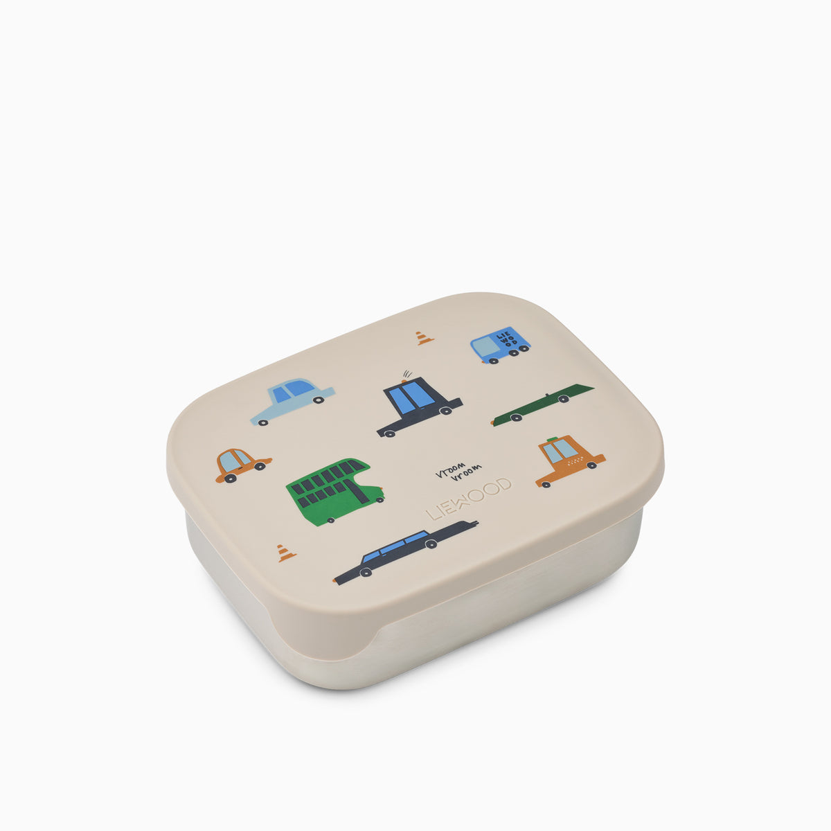 Liewood Arthur Printed Lunchbox - Cars / Sandy