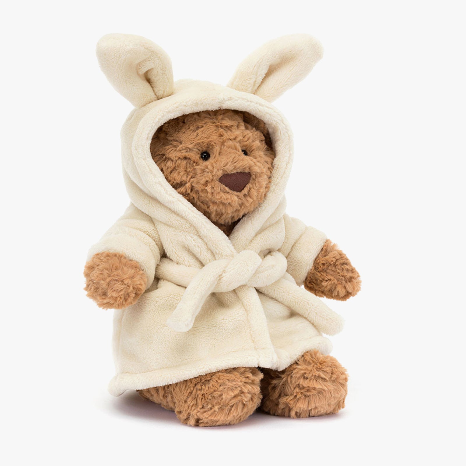 ぬいぐるみ  BartholomewBear Bathrobe Outfit Buy Jellycat Bartholomew Bathrobe Bear Soft Toy | MORI UK