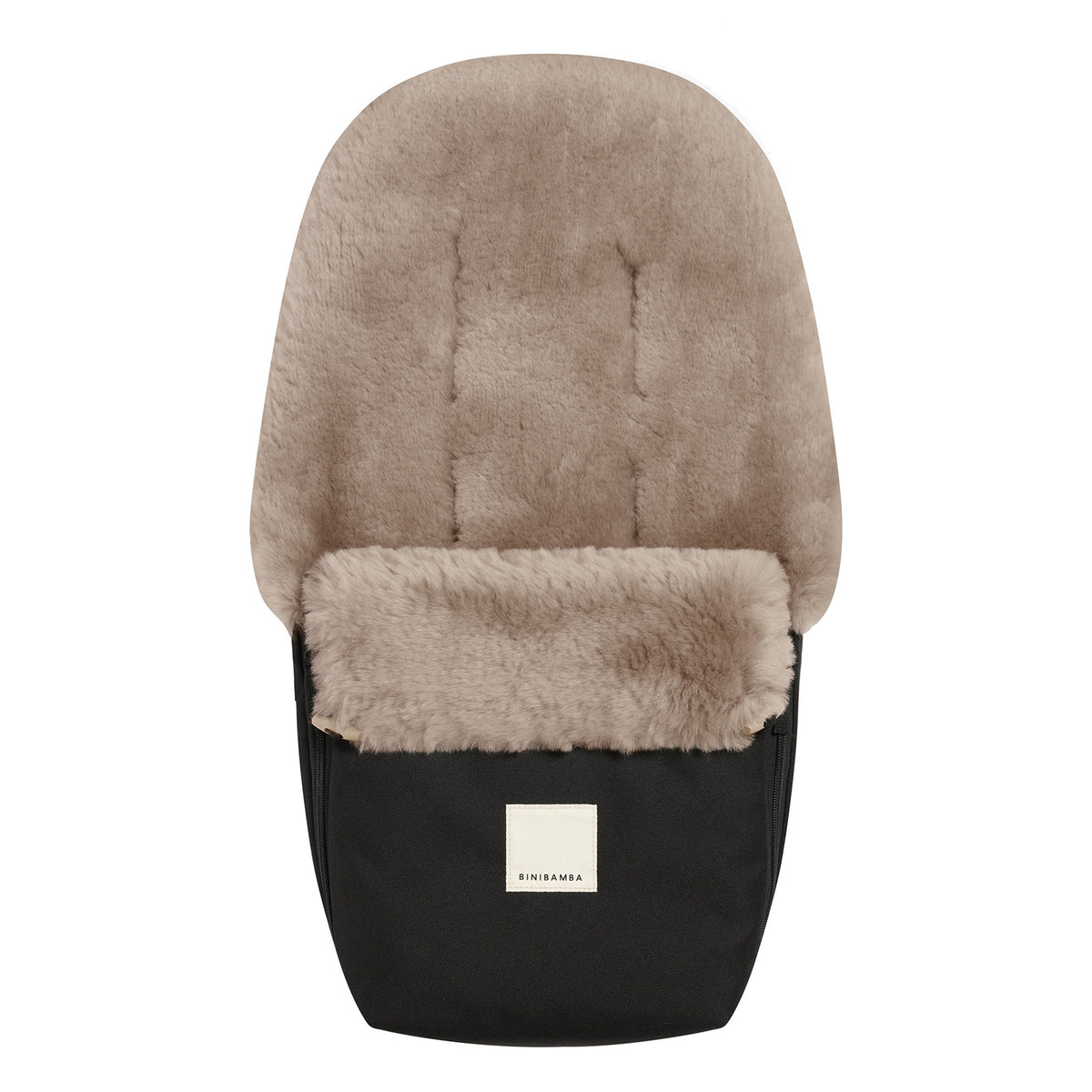 Binibamba Sheepskin Minipuff - Toast