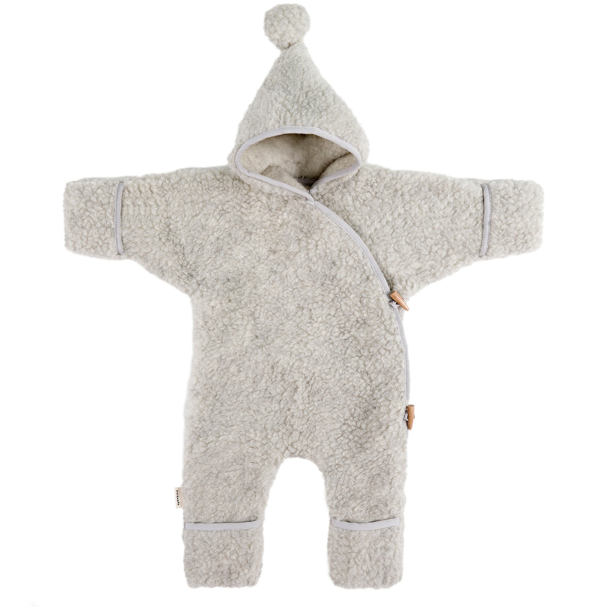 Binibamba Merino Wool Snugglesuit - Cloud