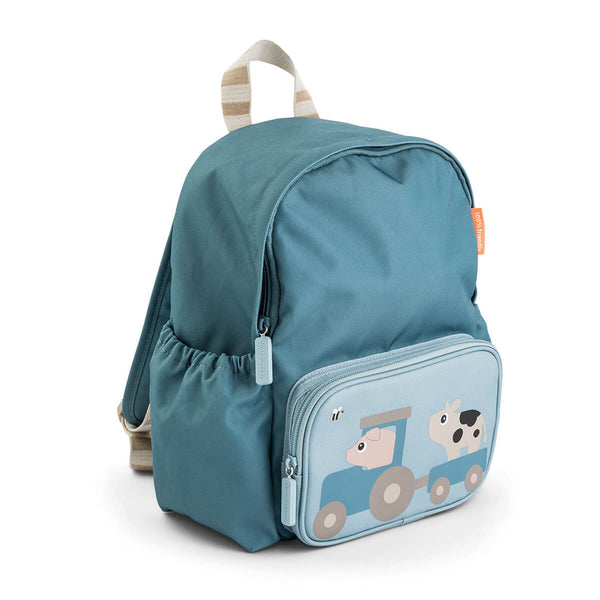 Done by Deer Kids 7,5 L Backpack Tiny Farm Blue | Kids Travel | KIDLY ...