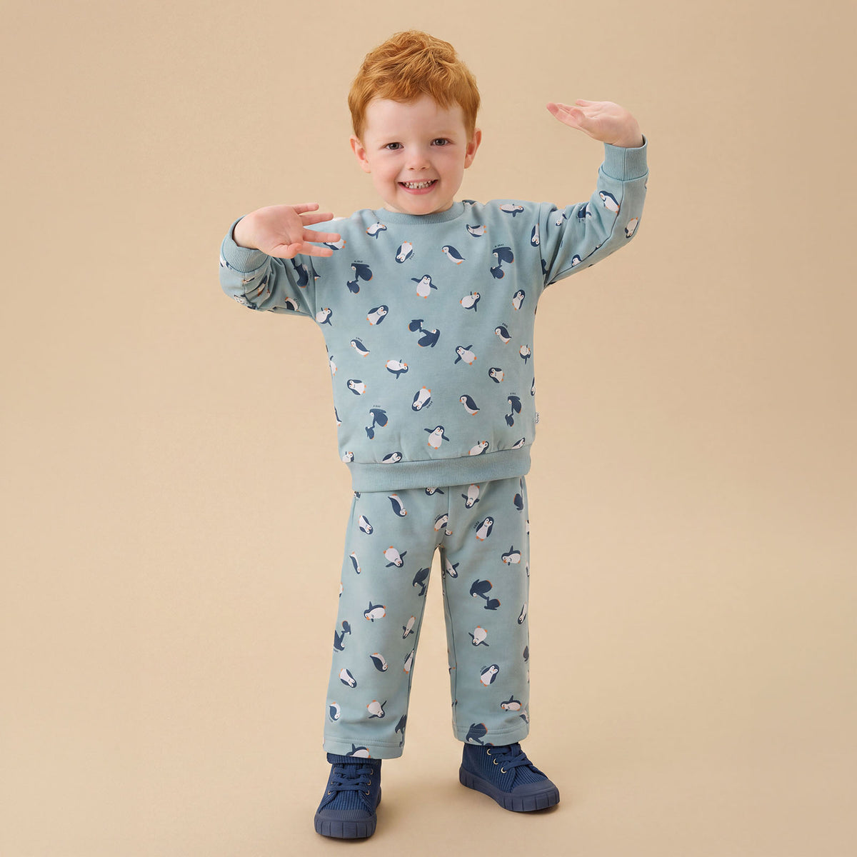 Penguin Pack Oversized Sweatshirt & Joggers Outfit