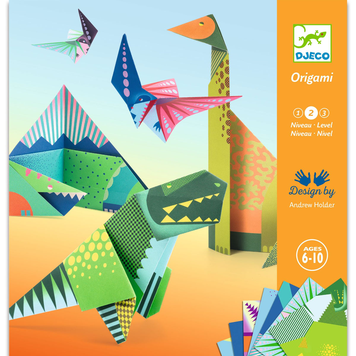 Djeco Origami Kit - Dinosaurs