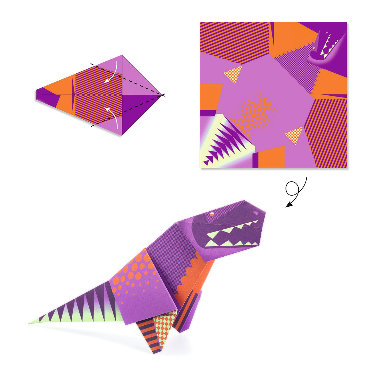Djeco Origami Kit - Dinosaurs