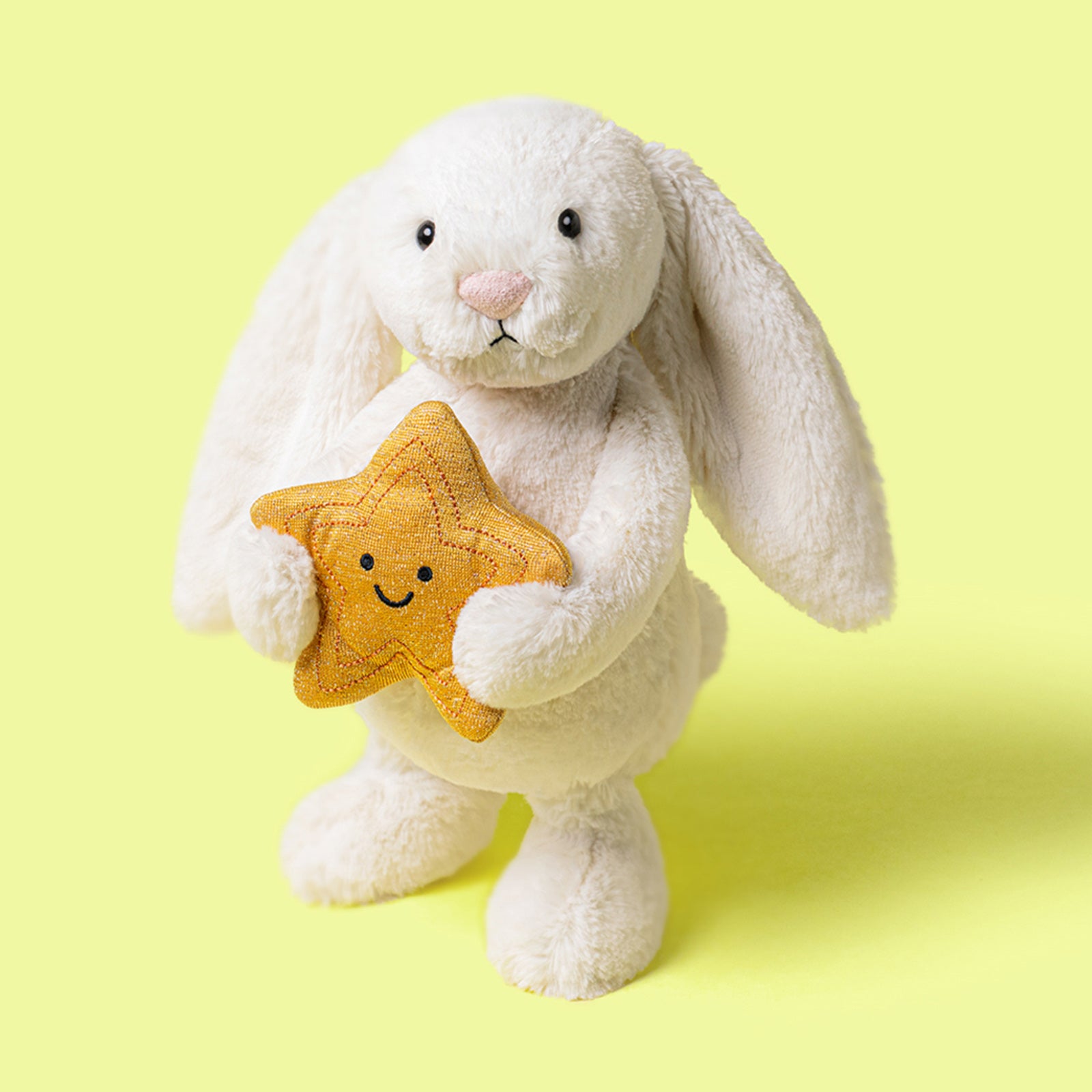 Shop Jellycat Cream Bunny with Star Soft Toy | MORI UK