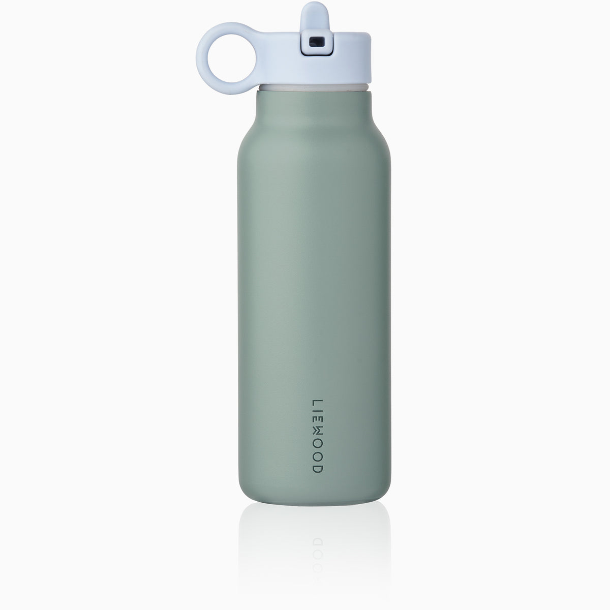 Liewood Falk Water Bottle With Crocodile Lid 350ml - Peppermint