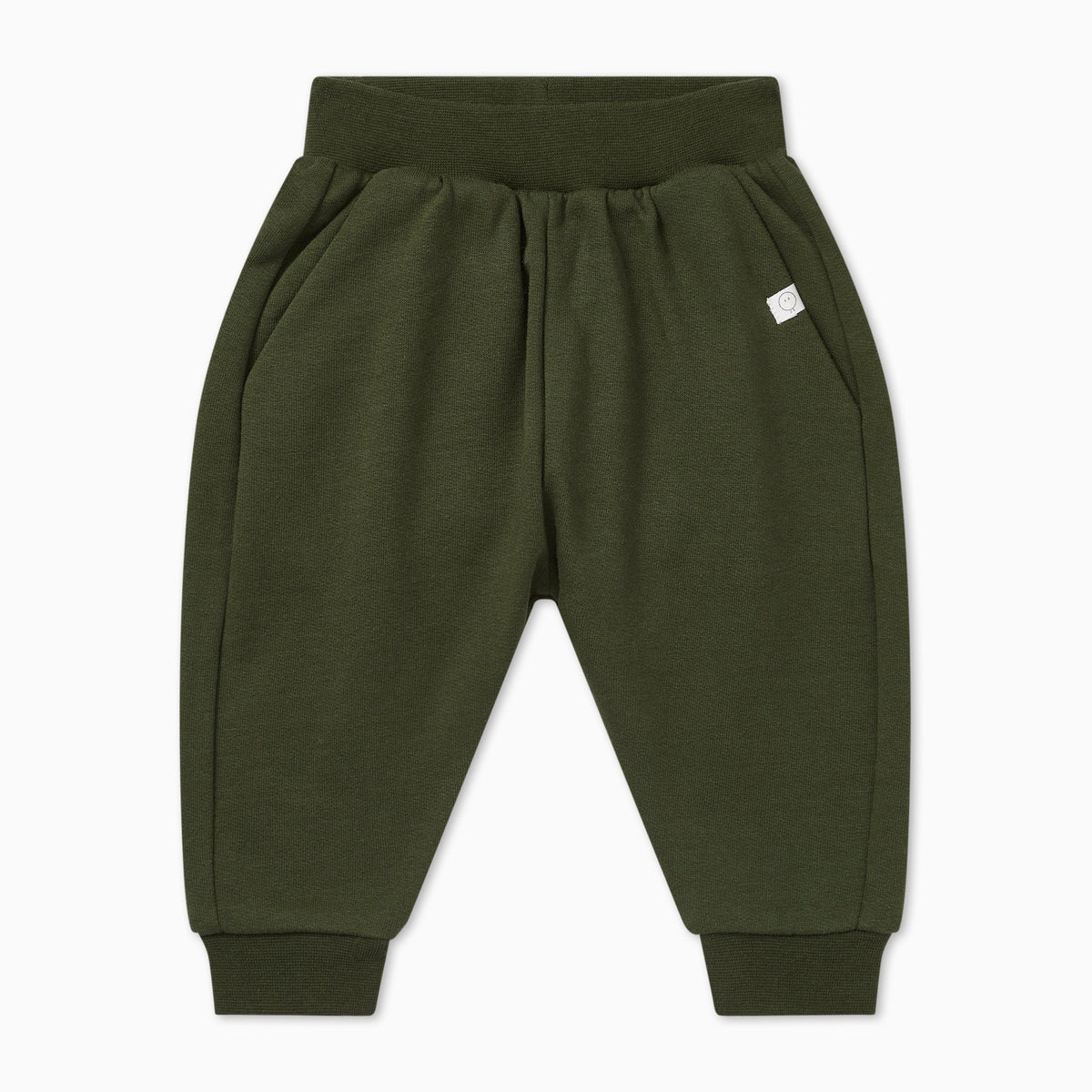 Organic Cotton Oversized Joggers - Khaki