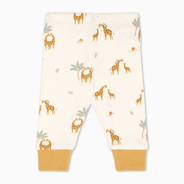 Giraffe Print Pyjamas | Organic Baby Sleepwear | MORI UK