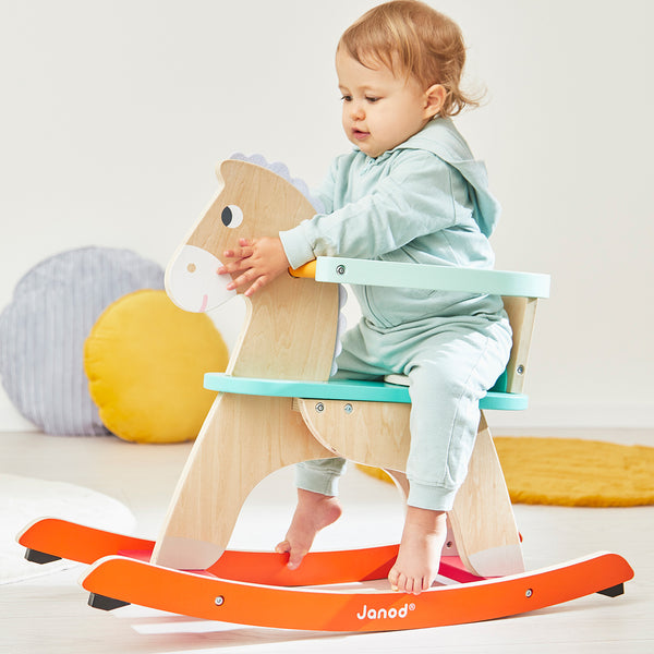 Janod Rocking Pony Shop Janod Rocking Horse with harness | MORI UK