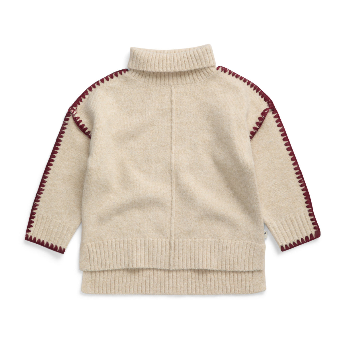KIDLY by MORI Roll Neck Knitted Jumper