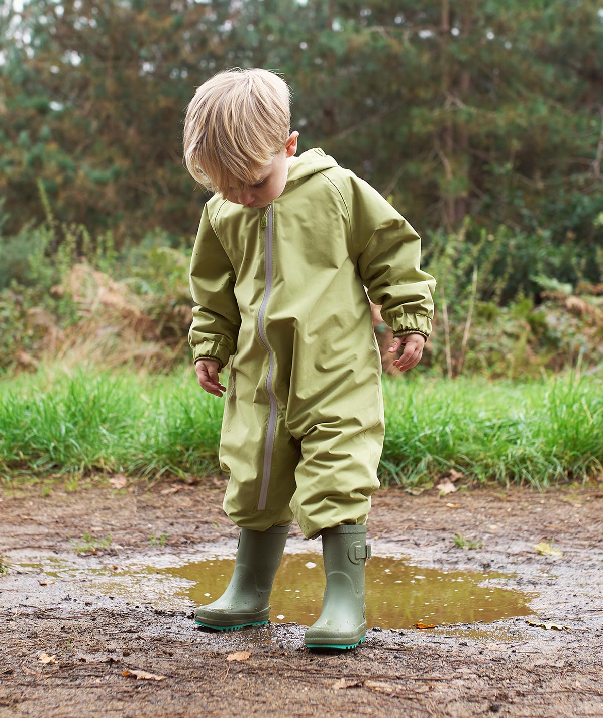 KIDLY by MORI Fleece Lined Puddle Suit UK