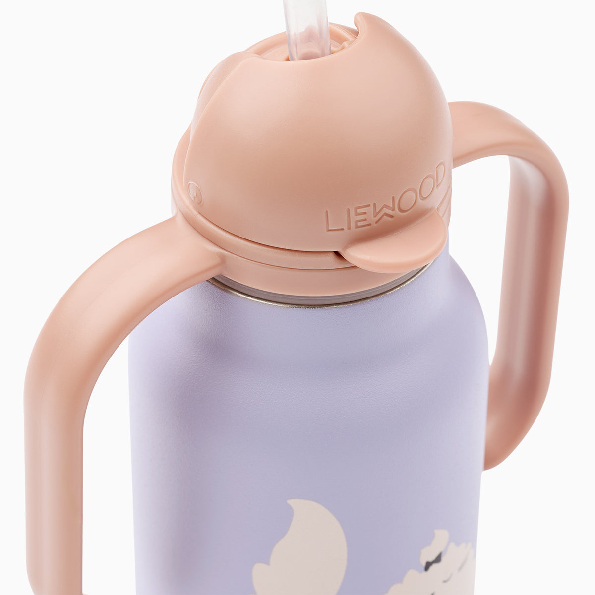 Liewood Kimmie Water Bottle 250ml - Warm Lilac Cat
