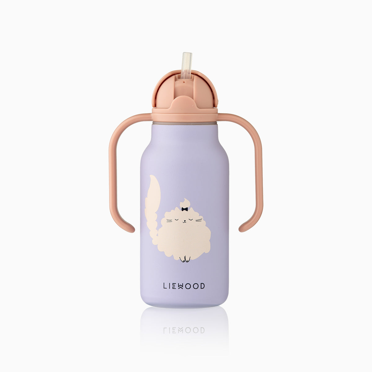 Liewood Kimmie Water Bottle 250ml - Warm Lilac Cat