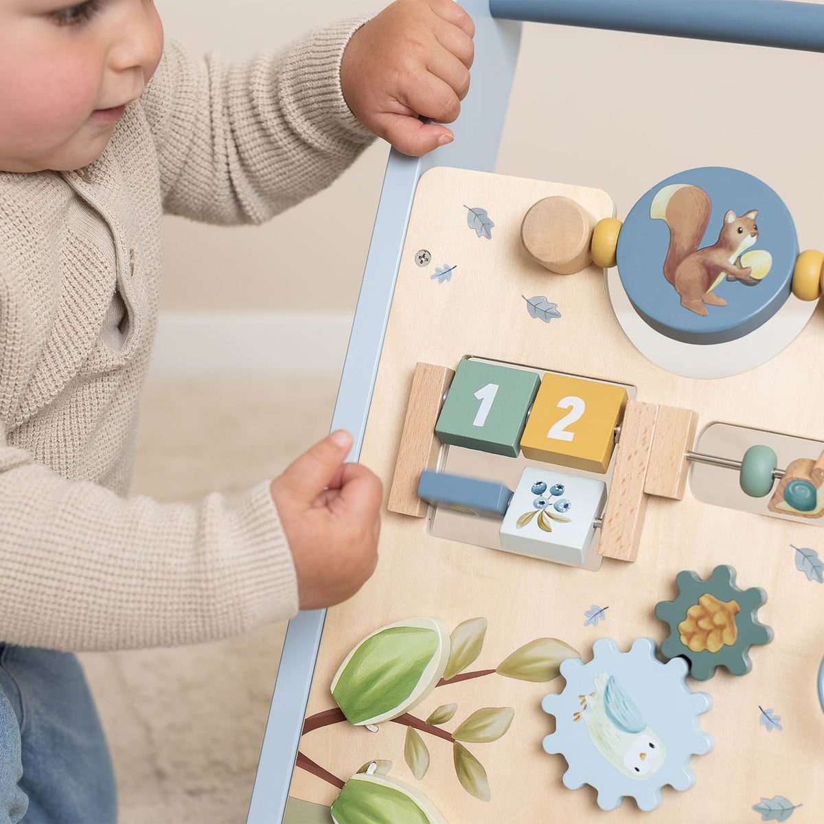 Little Dutch Activity Walker - Blue Forest Friends