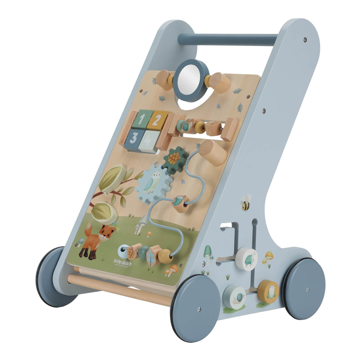 Little Dutch Activity Walker - Blue Forest Friends