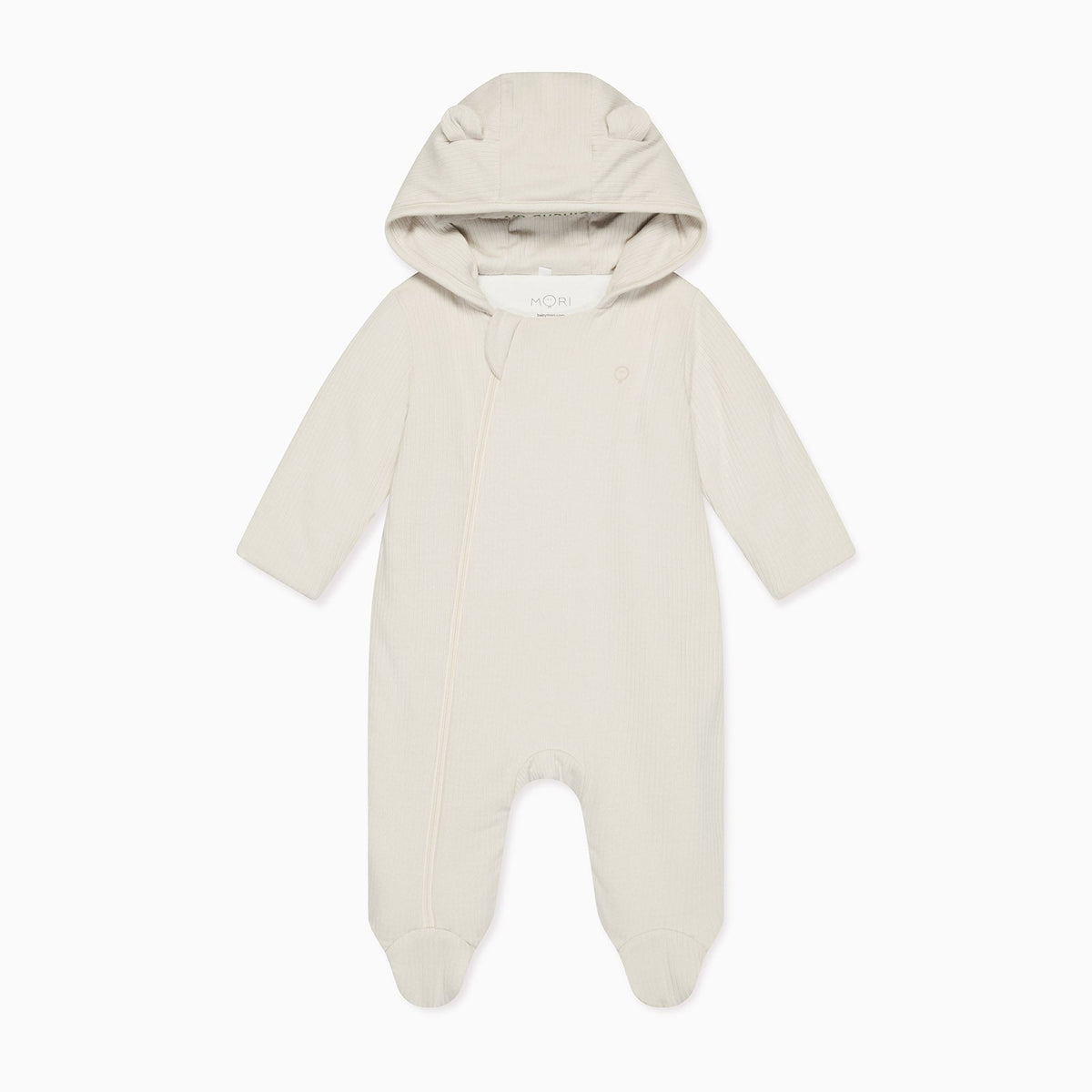 Ribbed Pramsuit - Ecru