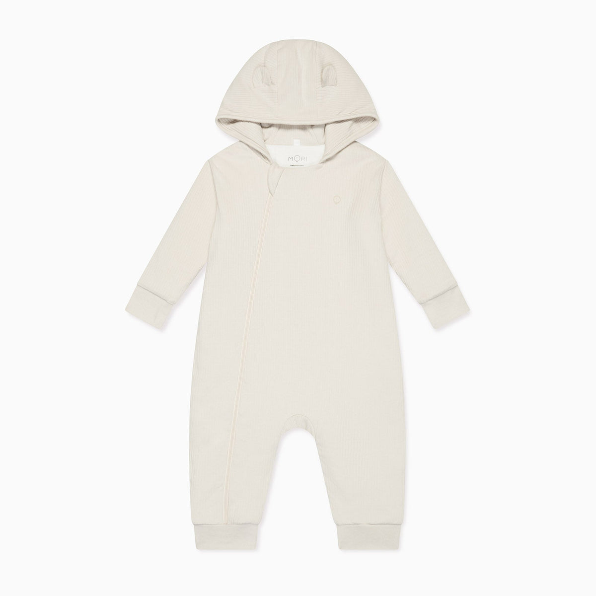 Ribbed Pramsuit - Ecru