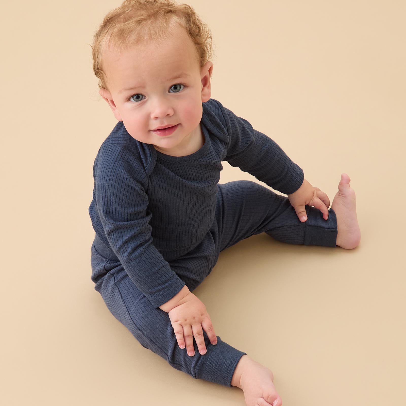 Ribbed Comfy Jogger | Organic Baby Trousers & Daywear | MORI