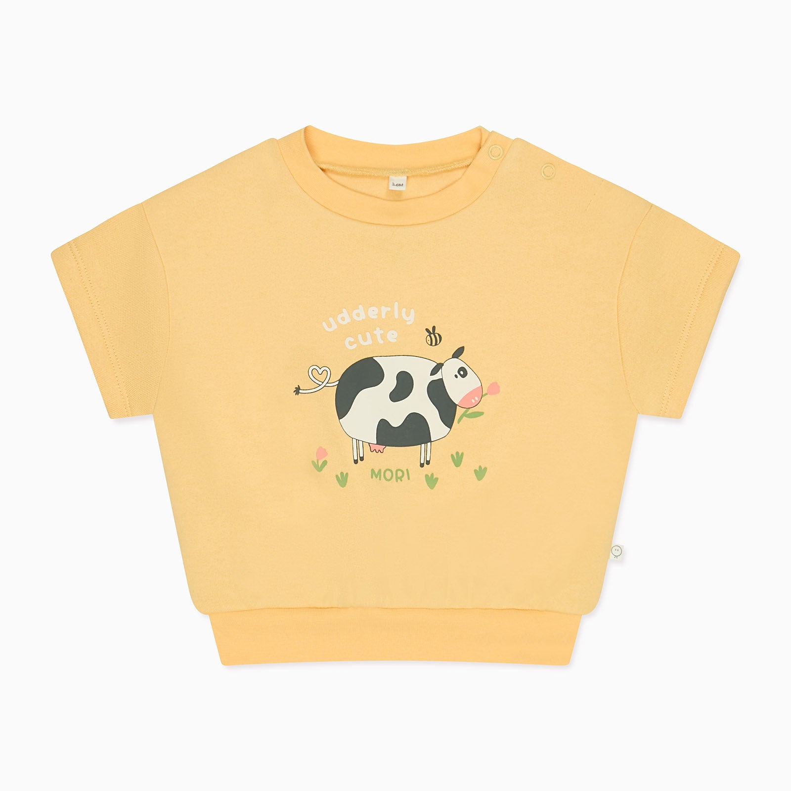 Udderly Cute Short Sleeve Sweatshirt MORI UK