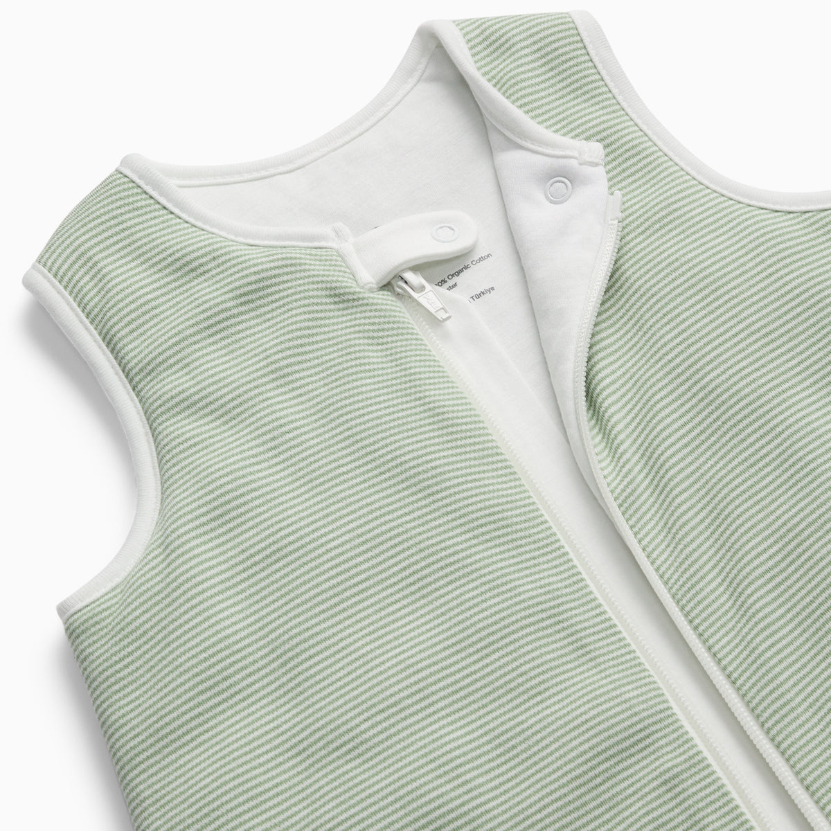 Sage Stripe Front Opening Sleeping Bag 1.5 TOG