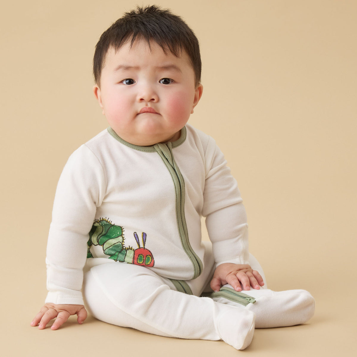Very Hungry Caterpillar Clever Zip Sleepsuit