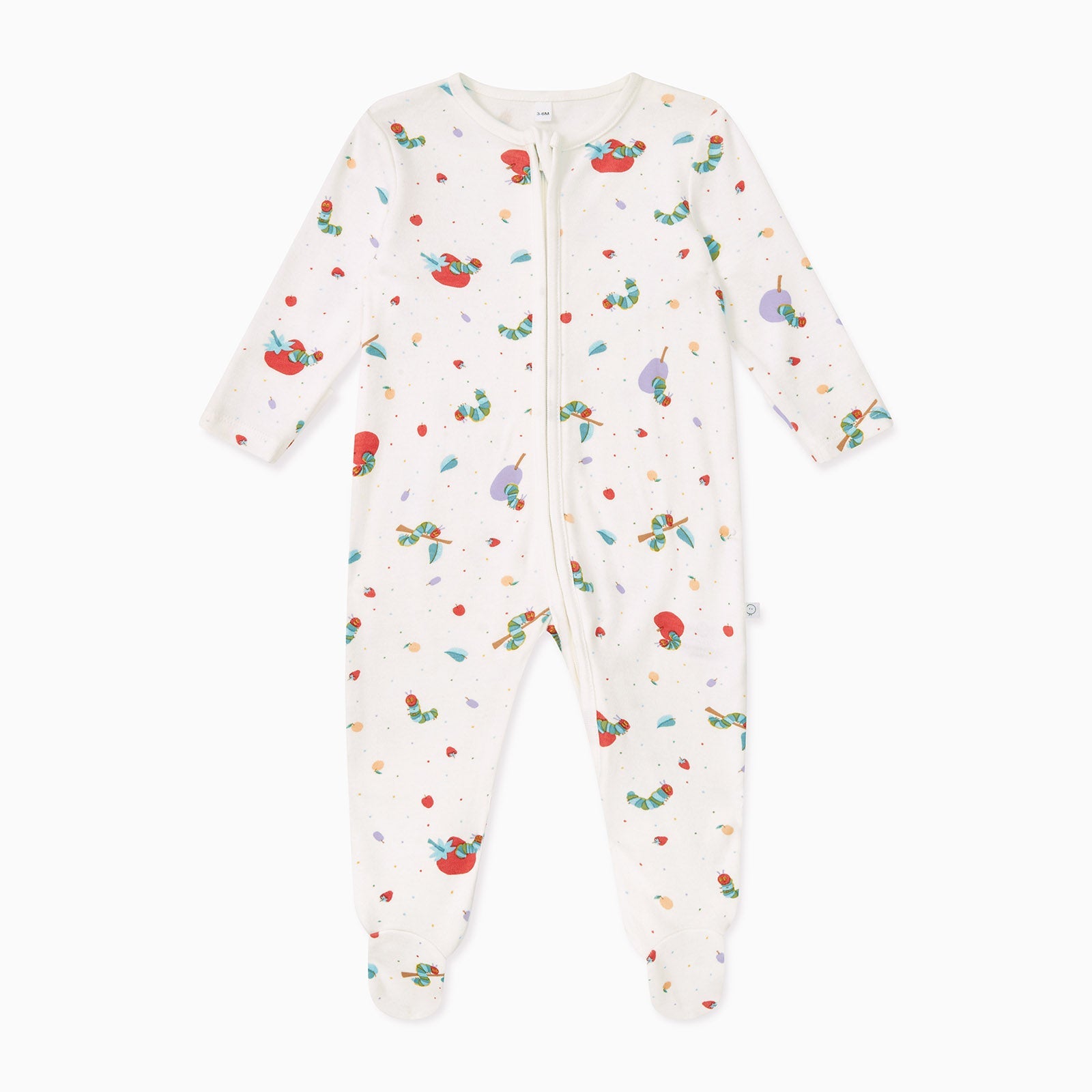 The Very Hungry Caterpillar Clever Zip Sleepsuit Organic Baby
